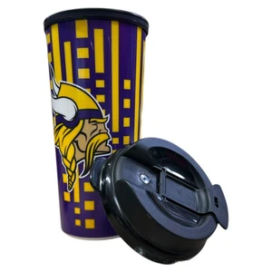 Minnesota Vikings 16 Unzen doppelwandiger Kunststoff Reisebecher - Bild 1 von 1