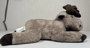 FAO Schwarz Lying Moose 15" Stuffed Animal – Plush Toy Collectible - Picture 1 of 10
