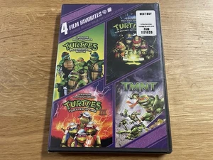 Teenage Mutant Ninja Turtles DVD TNMT 4 Film Favorites - New Sealed - Imagen 1 de 3