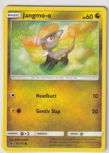 Pokemon Karte Aufziehen der Sturmröte Nr 75/111 Jangmo-o englisch - Bild 1 von 1