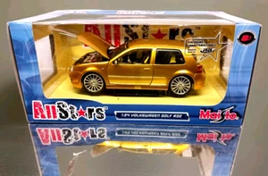 ‘07 Maisto Allstars Red 1:24 Volkswagen Golf R32 Gold-Target Exclusive - Picture 1 of 17