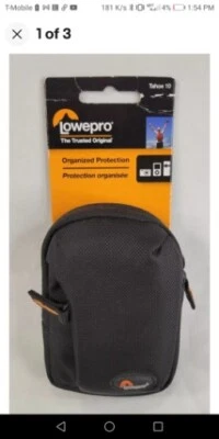Lowepro Tahoe 10 Two Pocket Camera Pouch w/ Zippers (Black) - Image 1 of 3