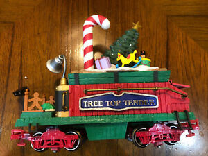 Brand New Very Rare Dillard’s Candy Cane Holiday Express Tree Top Tender Tested