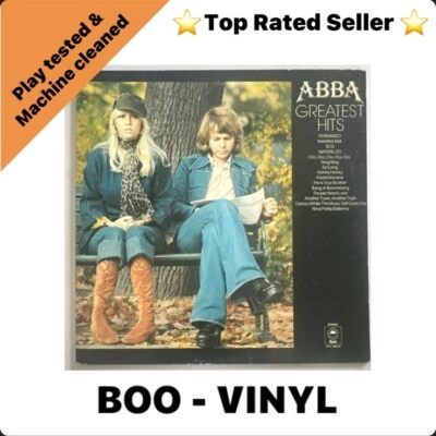 Abba  Greatest Hits Vinyl LP Record  Epic EPC69218  EX / VG+ Condition - Image 1 of 4