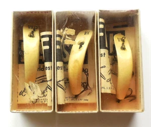 3 Vintage Helin Flatfish Lum X4 boxes & paperwork - Picture 1 of 11