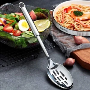 Stainless Steel Cooking Slotted Spoon Basting Spoons for Kitchen - Picture 1 of 6