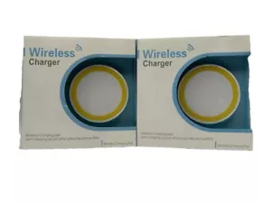 Set of 2 Wireless Charger (White/Yellow - Picture 1 of 2