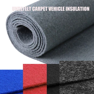Felt Fabric Boat Auto Carpet RV Wall Lining Replacement Soundproofing Anti-Stain - Foto 1 di 17