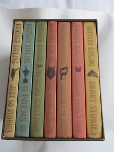 Folio Society Box set of 7 Volumes By Rudyard Kipling. 1991-1995 VGC - Picture 1 of 14