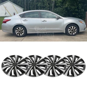 16" Wheel Hubcaps Full Set R16 Tire Steel Rims Cover For Nissan Altima 2019-2021 - Picture 1 of 14