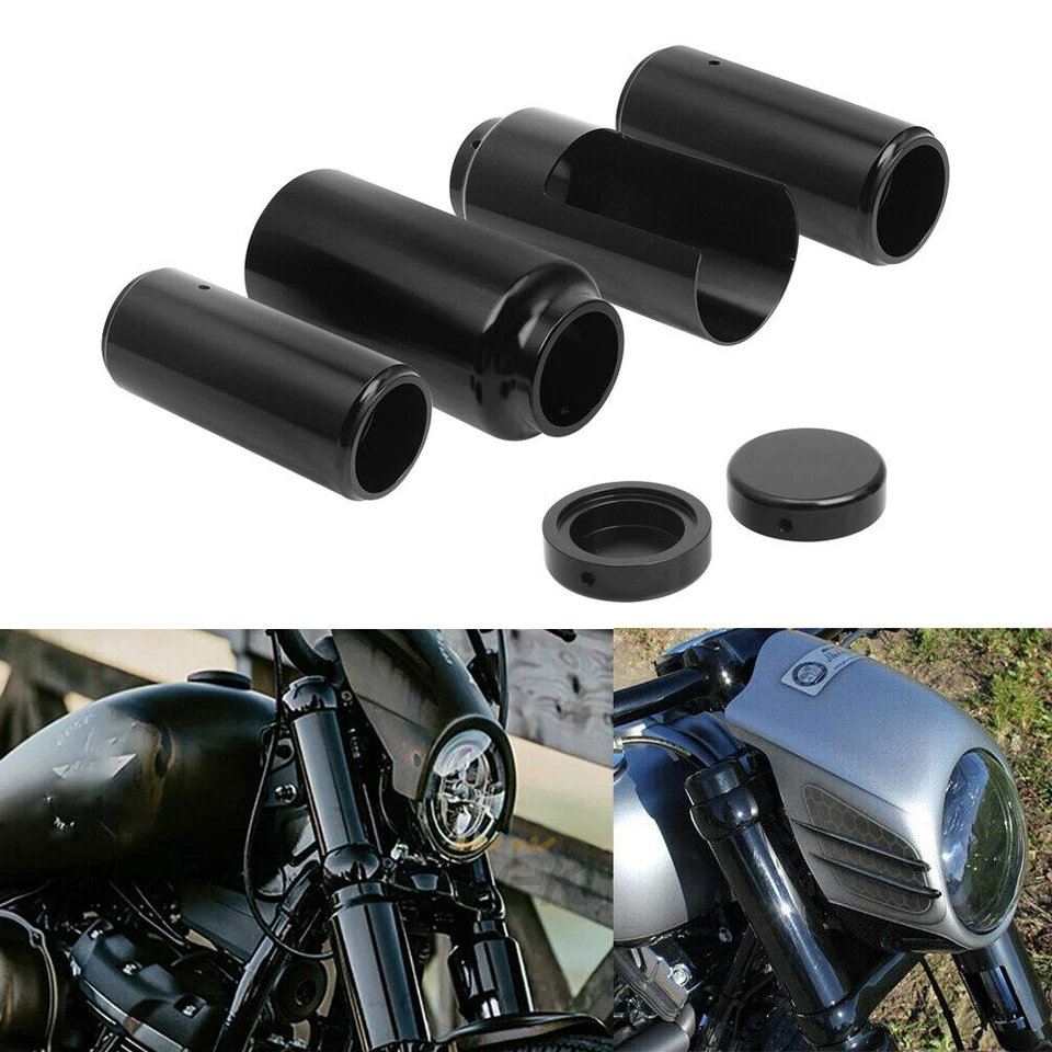 Motorcycle Upper Lower Front Fork Cover Tube For Harley Breakout FXSB 2013-2017 Foto 1 de 4