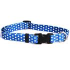 NEW Yellow Dog Design Navy and White Polka Dot Dog and Cat Collar or Leash