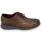 Cole Haan 2.Zerogrand Wingtip Oxford Shoes Men's 10.5 M Brown Leather C33974