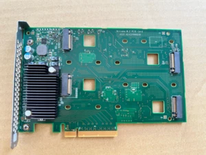 Dell 72NYR NVME card 09FTMY supports 4 M.2 SATA Disks pcie adapter card - Afbeelding 1 van 3