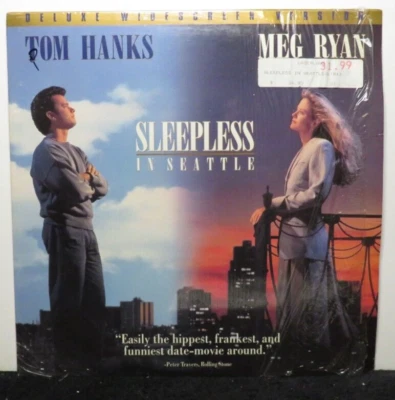 SLEEPLESS IN SEATTLE TOM HANKS MEG RYAN DELUXE WIDESCREEN VERSION LASER DISC - Image 1 of 3