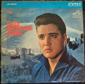 ELVIS PRESLEY ~ SINGS CHRISTMAS SONGS / CHRISTMAS ALBUM ~ LP 1964 ~ VG+/VG - Picture 1 of 7