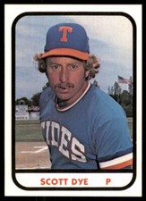 1981 TCMA Tidewater Tides Scott Dye #1106