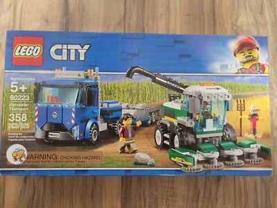 Lego City 60223 HARVESTER TRANSPORT combine and trailer RETIRED NEW 2019 - Image 1 of 4