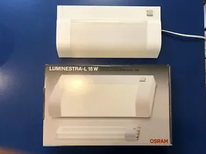 Osram Luminestra-L 18W 230V Luminaire with Connection Cable White 73058 - Picture 1 of 5