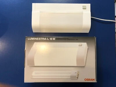 OSRAM LUMINESTRA-L 18W 230V Leuchte mit Anschlußkabel Weiß 73058 - Bild 1 von 4