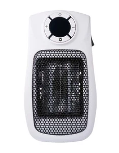 Silvercrest Keramik Steckdosen Heizer Heizgerät Warm Heizung 600 W weiß *B-Ware - Bild 1 von 5