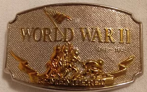 SCHNALLE, Gürtel / GOLD / NEU / ZWEITER WELTKRIEG / #13785 / D.I.I.1992 / Made in China / OOP - Bild 1 von 2