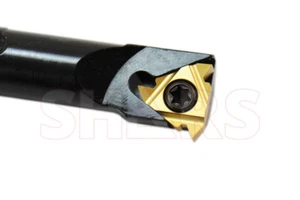 Shars 1/2 LH Internal Indexable Threading Boring Bar ER16 Insert Certificate P] - Picture 1 of 7