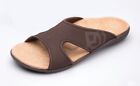 Spenco Kholo Men's Orthotic Slide Sandals / Java / Cork - 12 Medium US