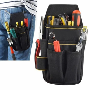 For Electrician Tool Bag Maintenance Oxford Cloth Holder Waist Pocke w/ Belt·- - Picture 1 of 8
