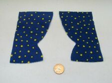 Lego Duplo BLUE CURTAINS w/ STARS PAIR REPLACEMENT from CIRCUS CARNIVAL SET 5593