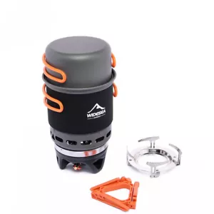 Widesea Camping Cooking System with Heat Exchanger Outdoor Gas Burner Stove New - Picture 1 of 13