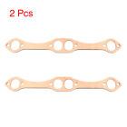 2pcs Exhaust Manifold Gasket for Chevy 327 305 350 383 Engine - Oval Port