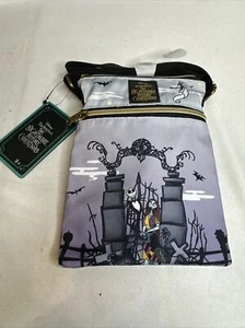 Nightmare Before Christmas Crossbody Bag Loungefly Jack Sally Lined Zip SOLDOUT! - Picture 1 of 9