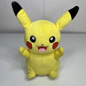 Pikachu Plush Stuffed Toy Talking Light Up Pokemon Tomy 2017 Ears Movable 10.5" - Picture 1 of 9