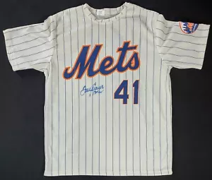 Tom Seaver "HOF 92" signed handsigniert New York Mets Baseball Trikot JSA LOA - Bild 1 von 7