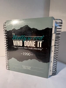 1990 The Hollywood Who Done It “Current Film Credit Directory”, BRAND NEW - RARE - Imagen 1 de 6