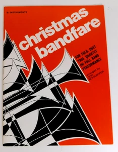 Christmas Bandfare B Flat Instruments Schaeffer Solo Duet Trio Music Book 1206 - Picture 1 of 6