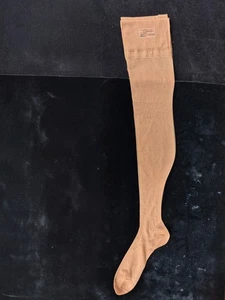 Bas hauts cuisse nylon transparent camée Bur-Mil vintage neuf de stock taille 11 juste fabuleux - Photo 1/8