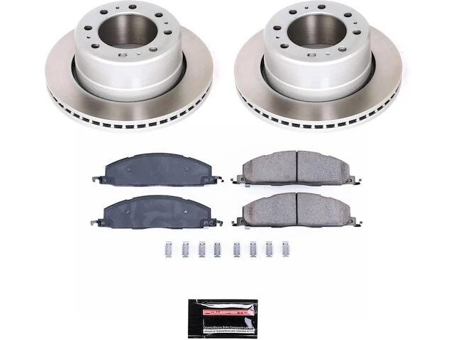 Kit de pastillas de freno trasero y rotor para Ram 2500 2011-2018 2012 2013 2014 2015 VP273WR Foto 1 de 1