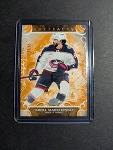 2024-25 Upper Deck Artifacts Orange Kirill Marchenko /65 Columbus Blue Jackets - Picture 1 of 4