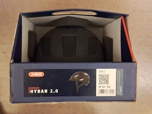 Abus Urban Hyban 2.0 Fahrradhelm M52-58 Velvet Black Neu - Bild 1 von 3