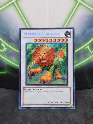 Yugioh Naturia Leodrake HA02-EN058 Secret Rare NM - Image 1 of 2