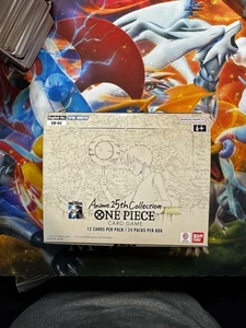 ¡¡VACÍO!! ONE PIECE TCG 25ª COLECCIÓN ANIME EXTRA BOOSTER BOX EB-02 INGLÉS - Imagen 1 de 1