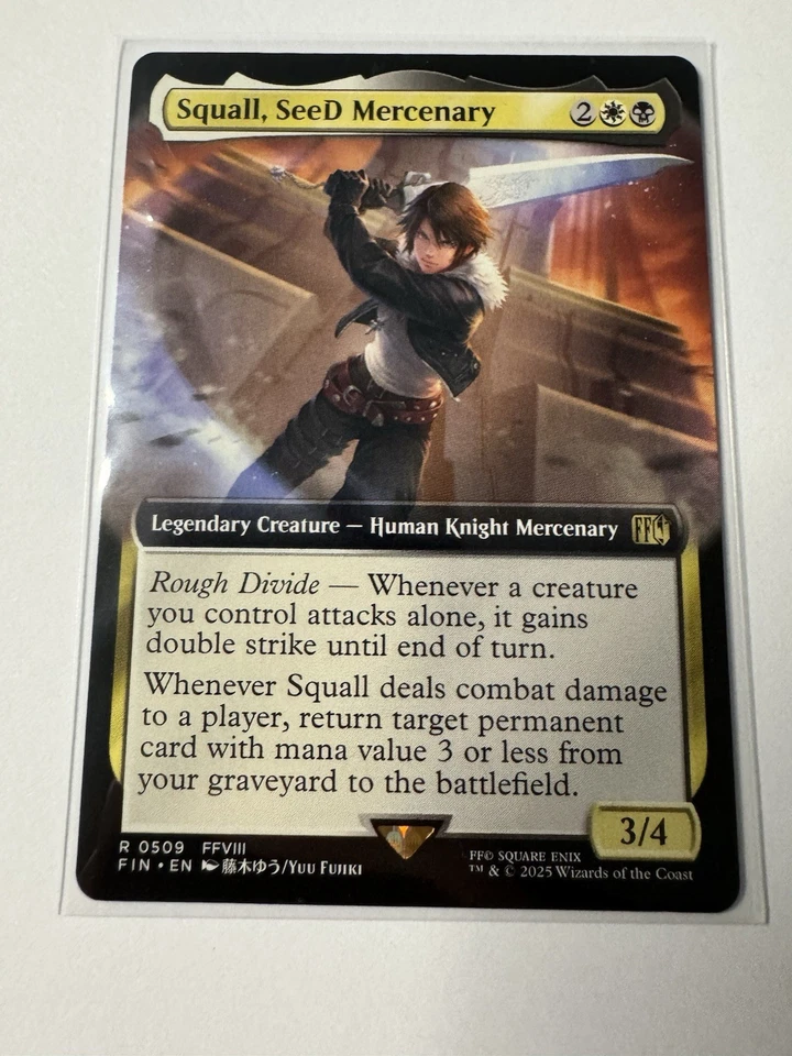 Squall, SeeD Mercenary (Extended Art) ✅ Final Fantasy ✅ Magic (mtg) - Image 1 of 1