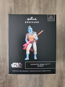 Hallmark Keepsake Ornament 2021 Star Wars Animated Boba Fett Comic-Con Exclusive - Bild 1 von 2