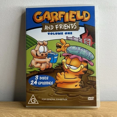 Garfield And Friends Volume One DVD Region 4 Animated Comedy 3 Discs 24 Episodes - Image 1 of 4