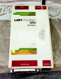 Lantronix EPS1 Print Server, NO AC Adapter TESTED. - Picture 1 of 8