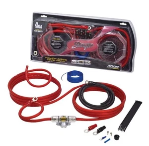 Kit de amplificador de señal de potencia Stinger True calibre 4 OFC 1500 vatios cableado SK4641 - Imagen 1 de 4
