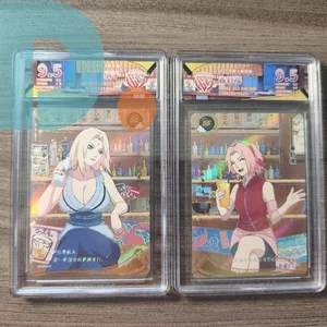 CCG 9.5 Kayou Naruto Card Tsunade & Haruno Sakura NR-SE-011 NR-SE-012 - Picture 1 of 2
