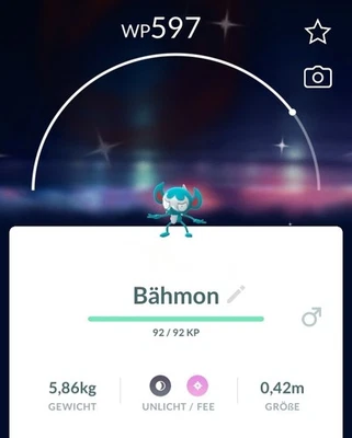  ✨#859 Shiny Bähmon Pokémon Go✨ - Bild 1 von 2